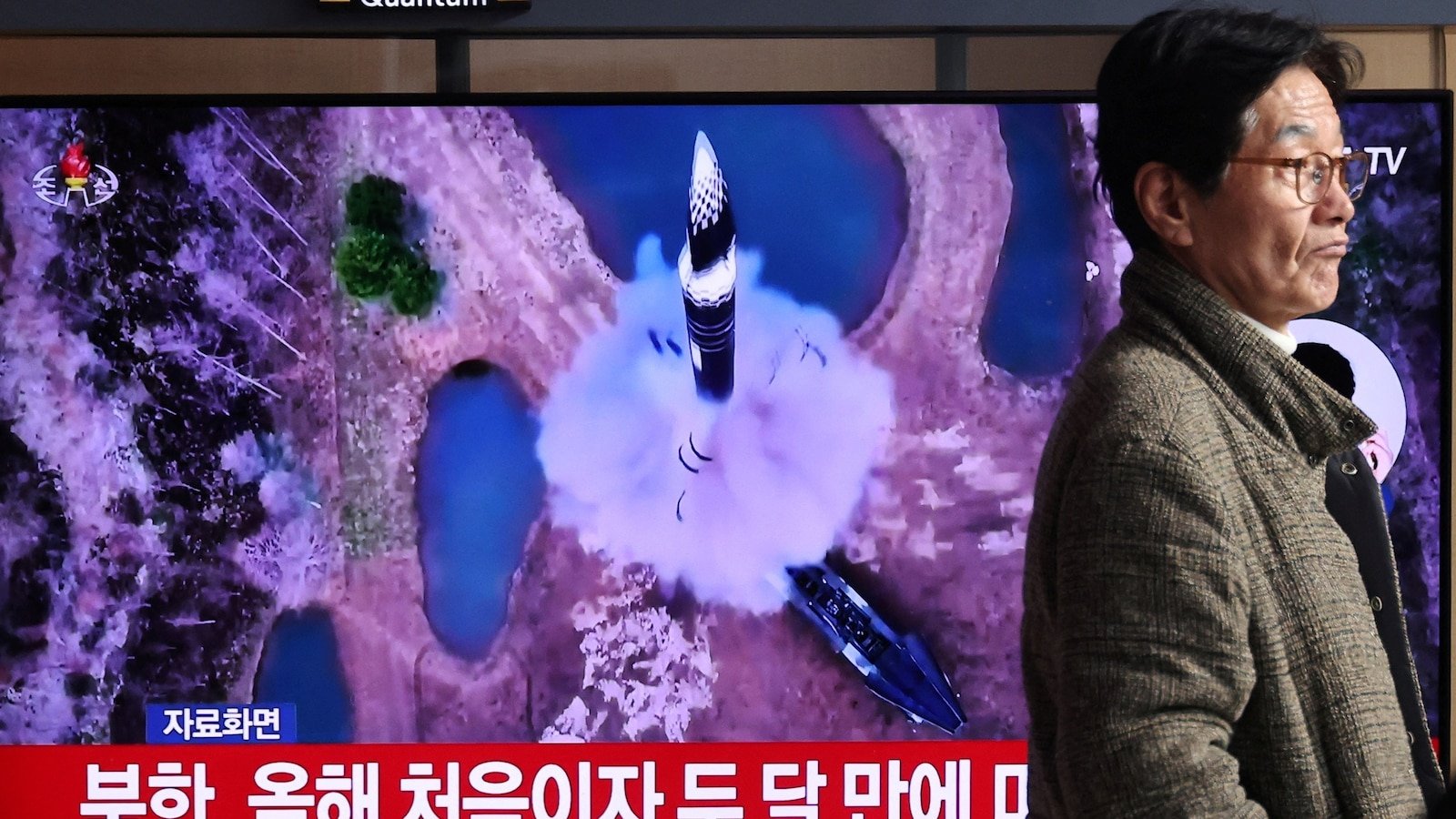 North Korea test-fires medium-range ballistic missile, South Korean military says