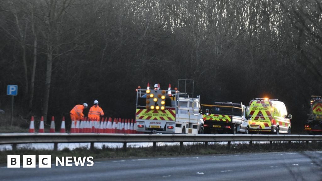 Baby dies after car crashes into tree on A1