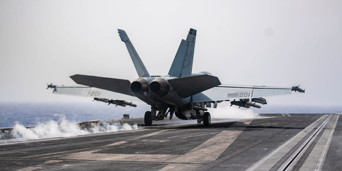 'Murder Hornet': The Navy's got a new nickname for the missile-packed F/A-18 fighter jets it flew into the Red Sea fight