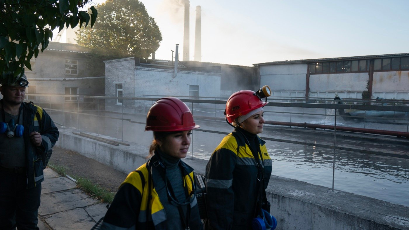 In a workforce transformed by war, Ukrainian women are now working in coal mines