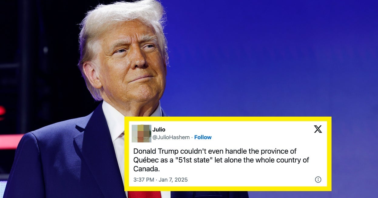 The Internet Is Totally Freaking Out After Donald Trump Said He's Gonna Use "Economic Force" To Make Canada The 51st State