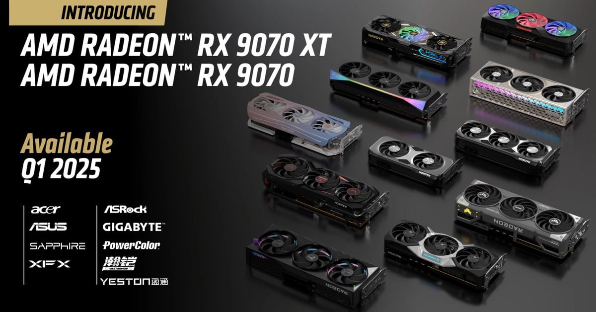 AMD announces next-gen Radeon RX 9070-series GPUs with AI-powered FSR 4 upscaling