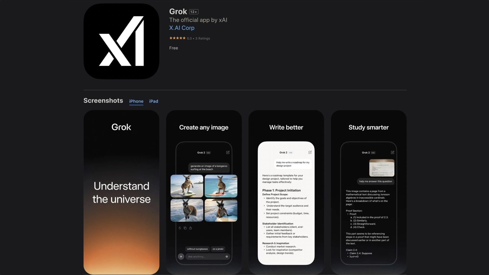 Grok Now Available as Standalone App in the US