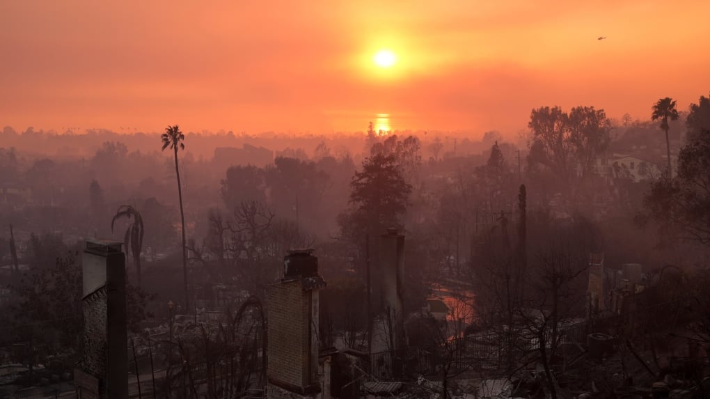 27 years after Quebec ice storm, Montrealers find themselves in L.A. wildfire's smoke