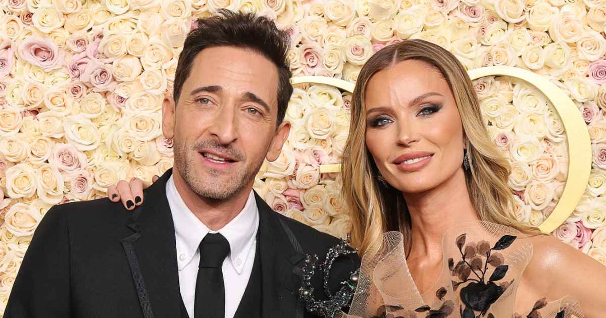 Adrien Brody Praises Partner Georgina Chapman After Golden Globes Win