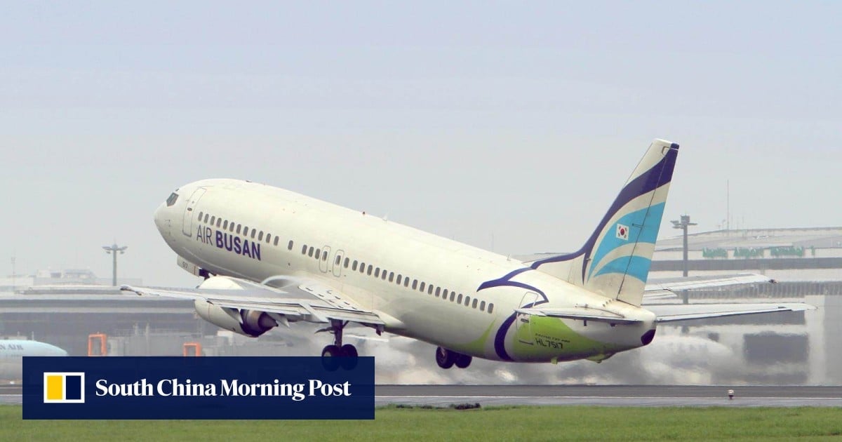 Air Busan flight from Hong Kong aborts landing in Korea amid wheels scare