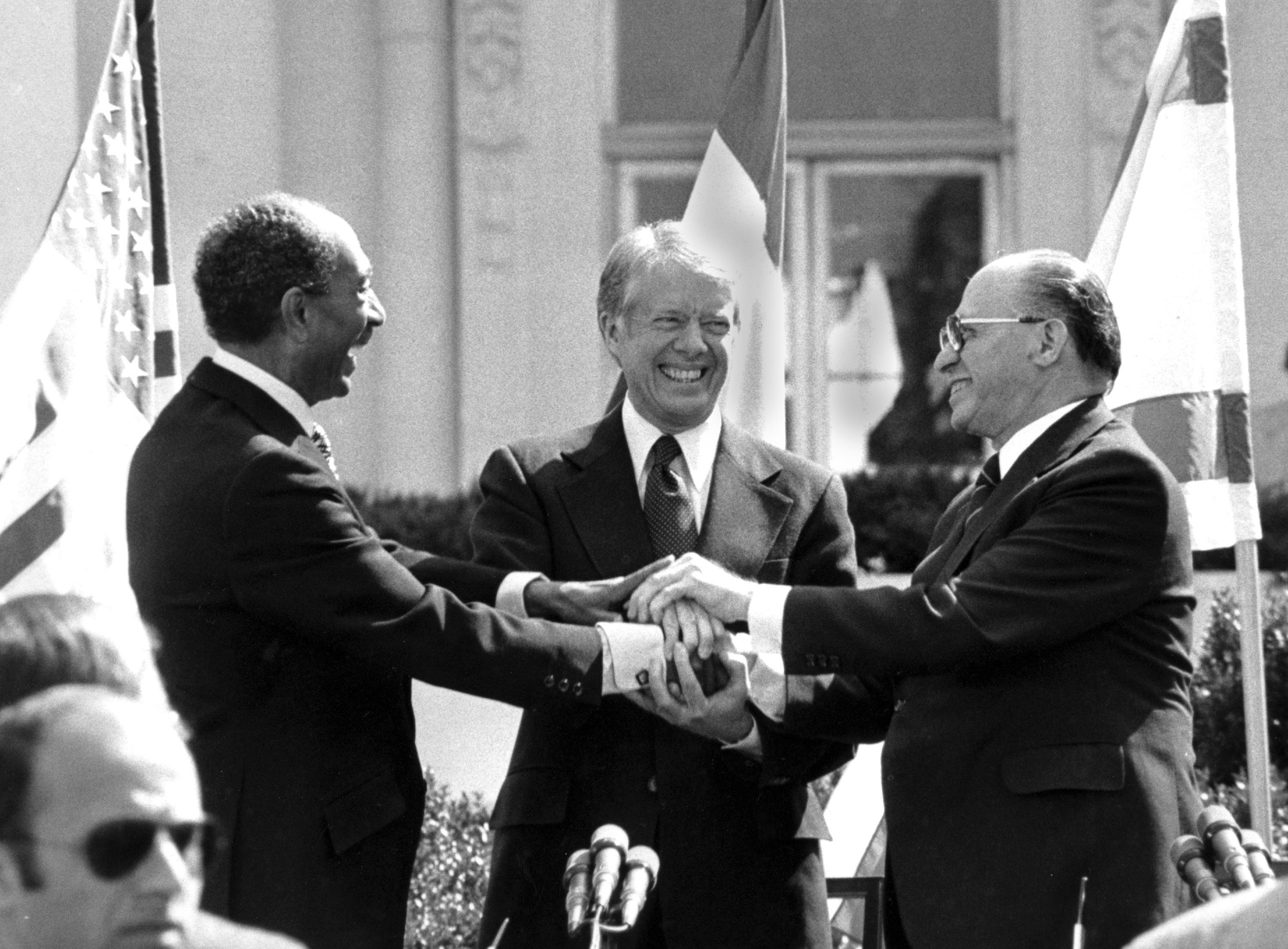 AP WAS THERE: Carter announces Middle East peace agreement