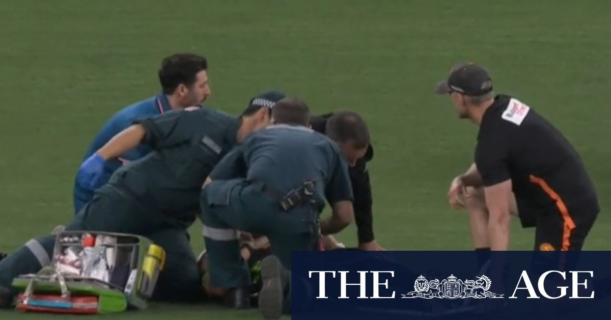 Aussie cricketers left with concussion after head clash