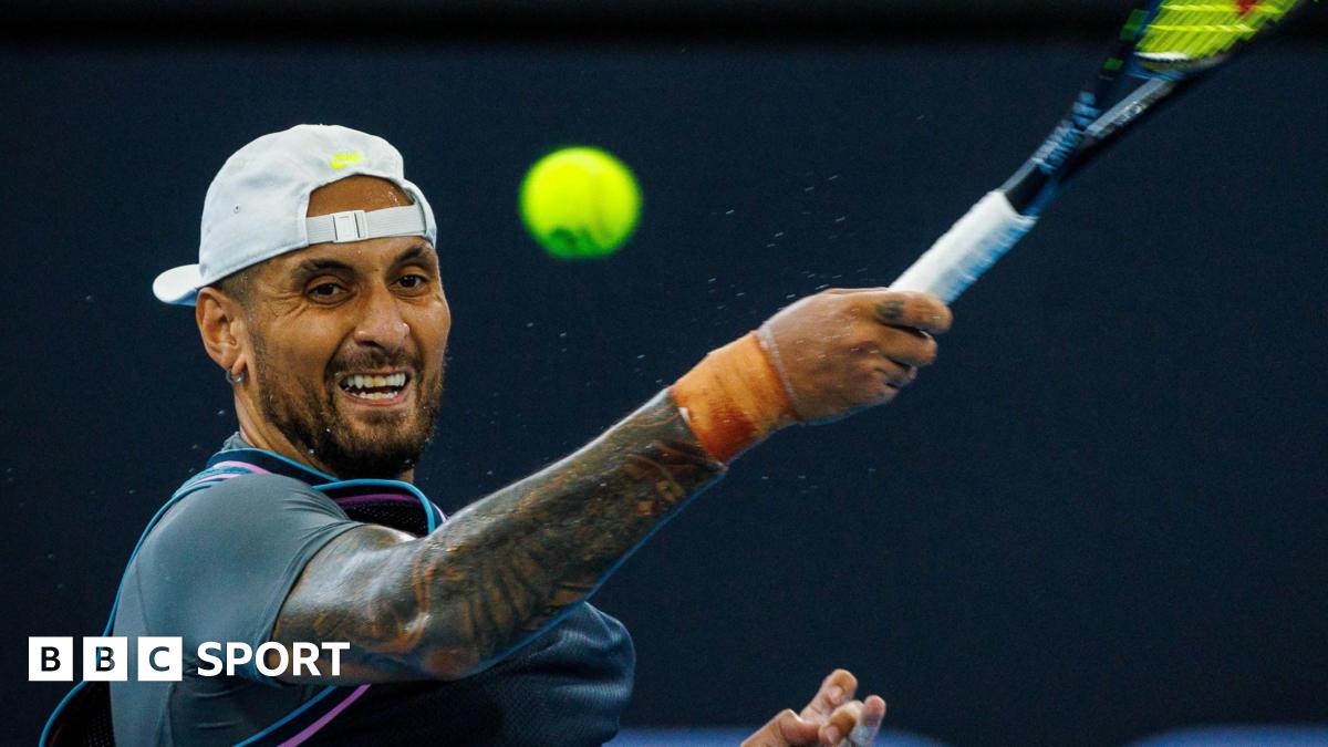 Brisbane International: Nick Kyrgios loses on singles comeback before Novak Djokovic earns win