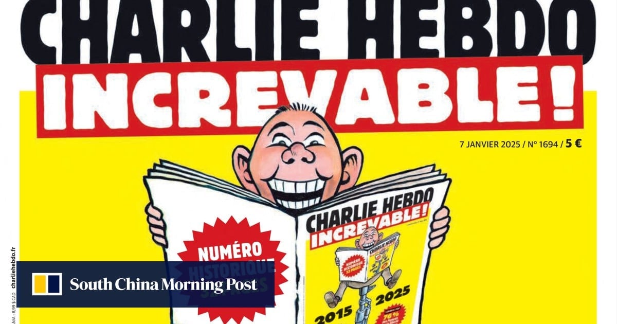 Charlie Hebdo marks 10 years since Paris attack with defiant special edition mocking God