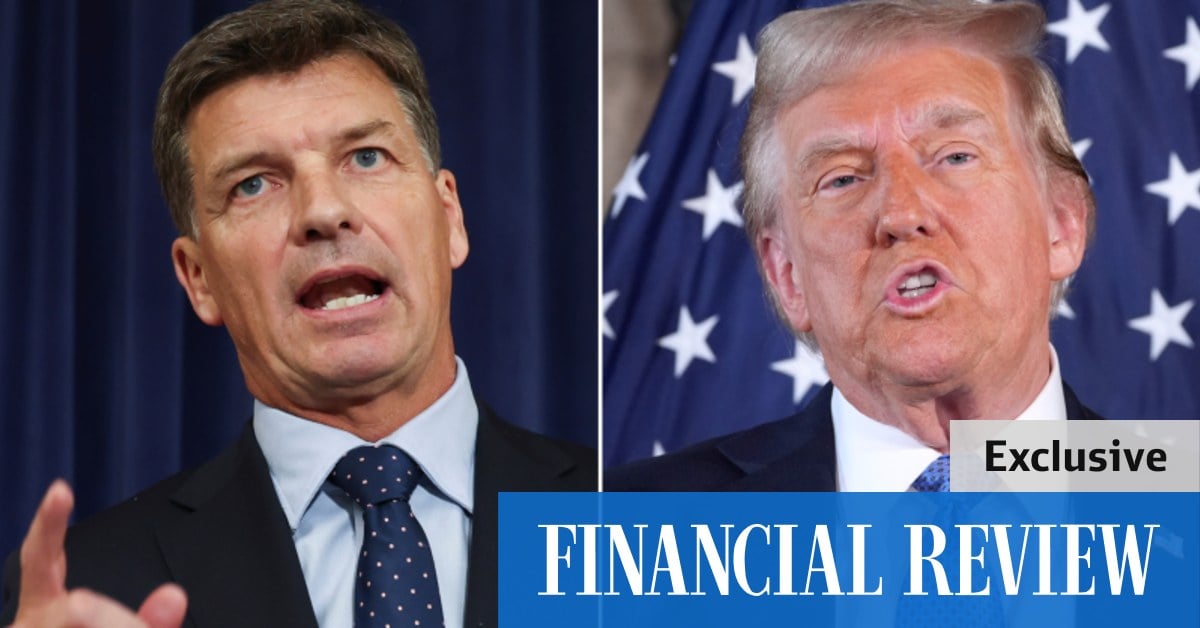 Climate change: Shadow treasurer Angus Taylor says Coalition will scrap carbon emissions reporting as Donald Trump prepares rollback in US