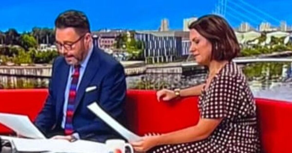 'Dirty' BBC Breakfast slammed by fans as they spot banana peel on floor