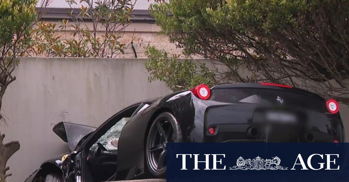 Ferrari crashes into home in harbourside Sydney suburb of Watsons Bay