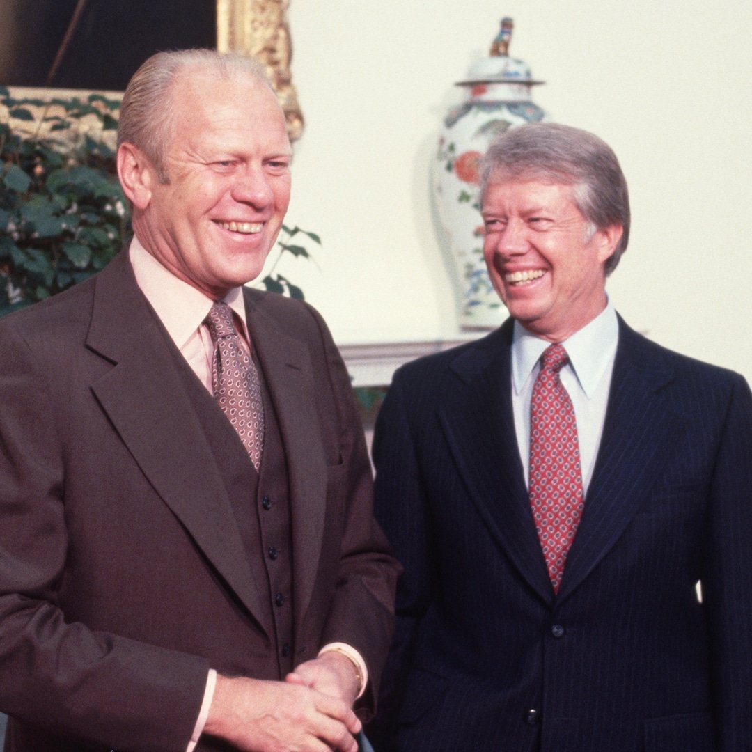  Gerald Ford Tells Jimmy Carter "Welcome Home Old Friend" in Eulogy 