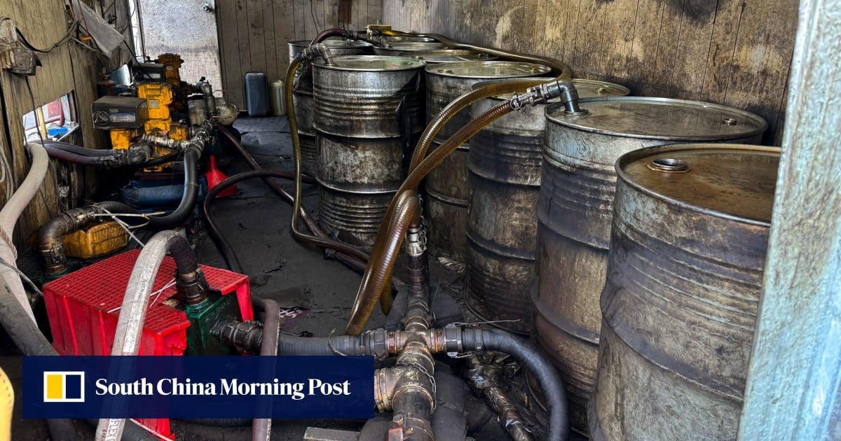 Hong Kong firefighters dismantle illegal filling station and arrest 3