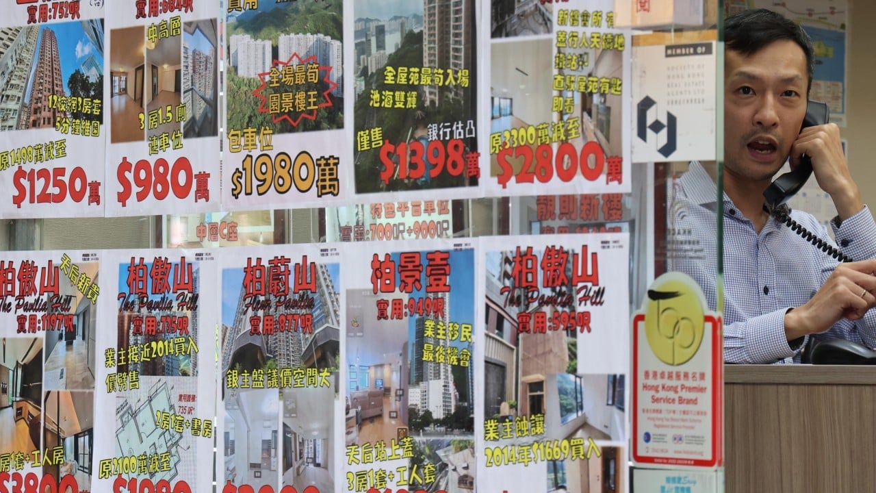 Hong Kong property deals drop in December as slump thins agent ranks