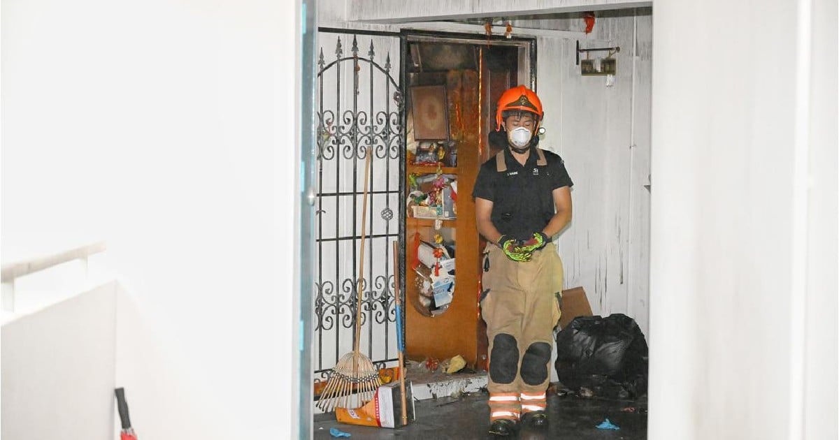 Hougang flat fire: Man identified among the 3 dead; wife and daughter believed to be the other victims 