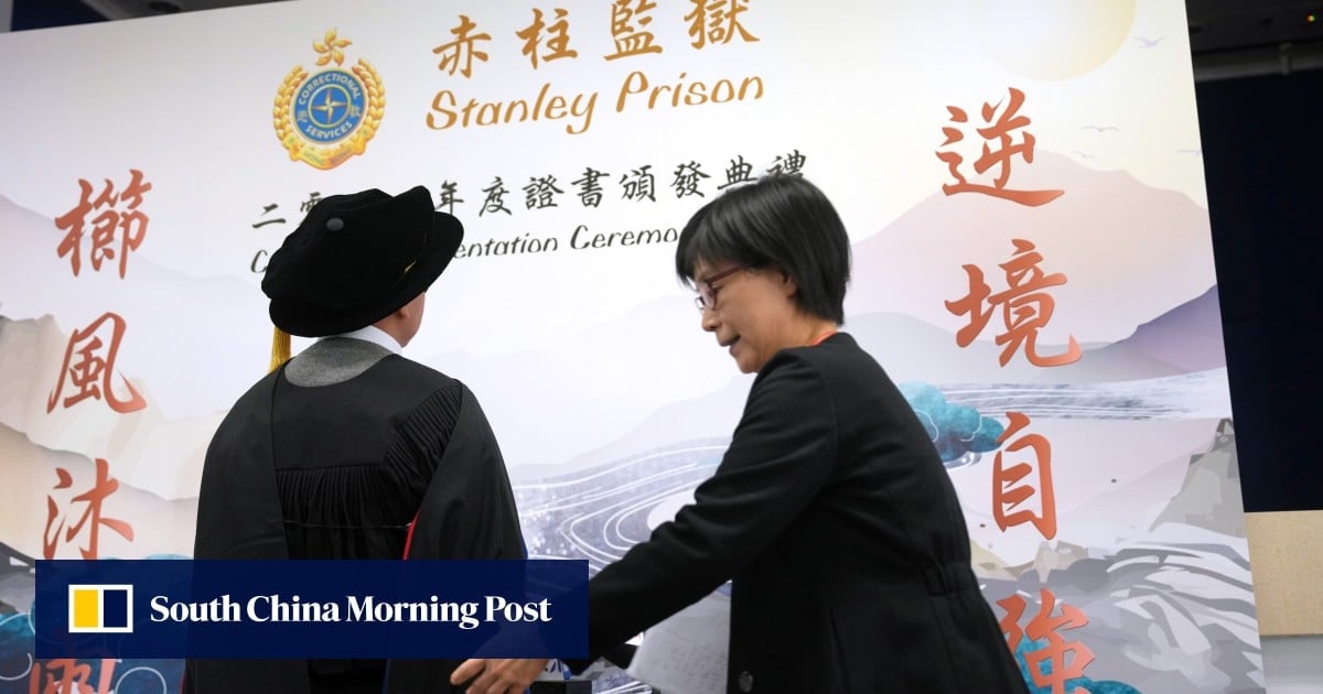 Inmate becomes first in Hong Kong to earn local doctoral degree behind bars