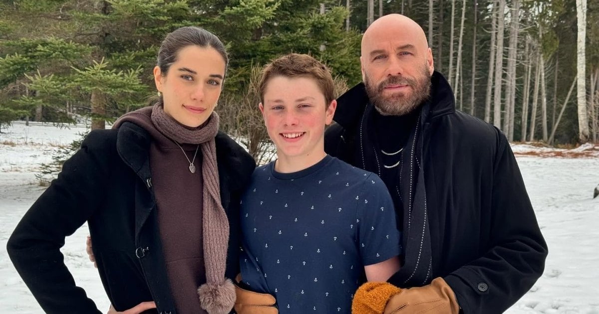 John Travolta Begins 2025 Alongside Kids Ella and Ben in New Photo