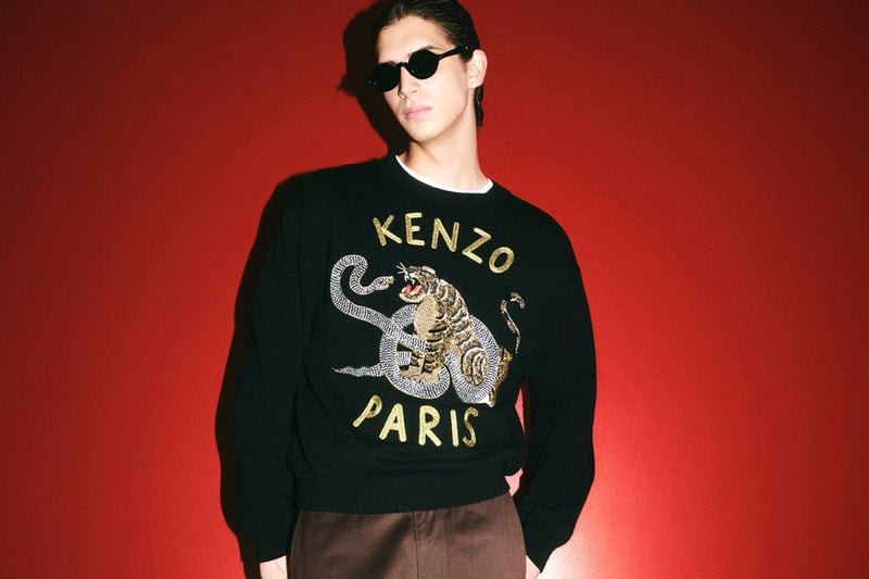 Kenzo's Tiger Meets the Snake in Regal Lunar New Year Collection