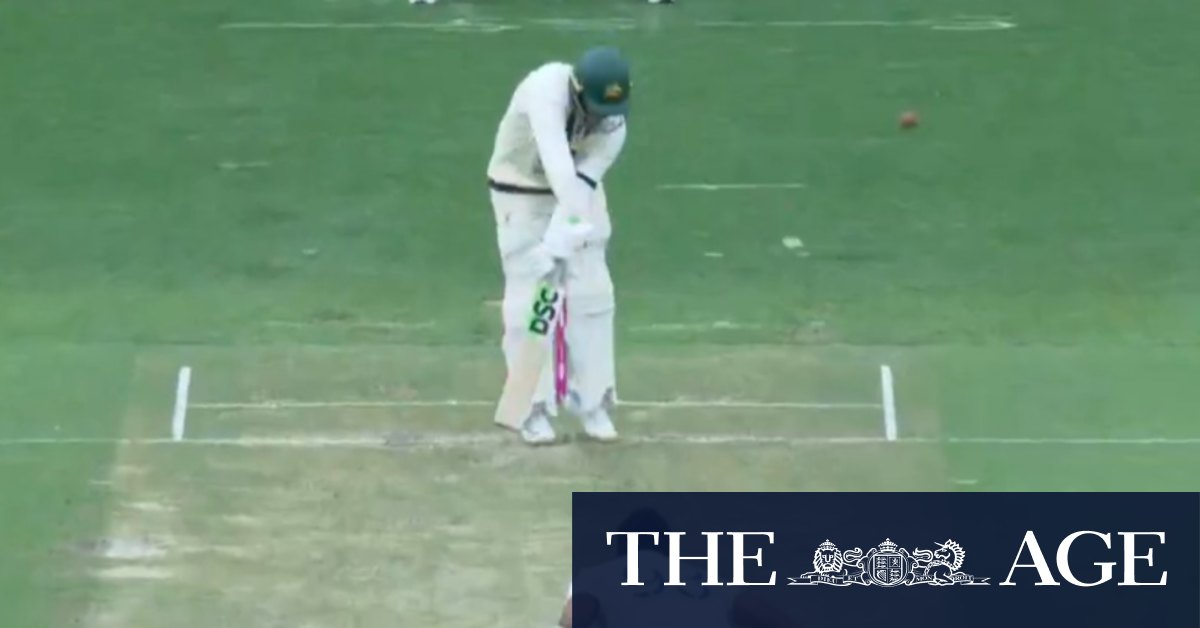 Khawaja fails on final ball