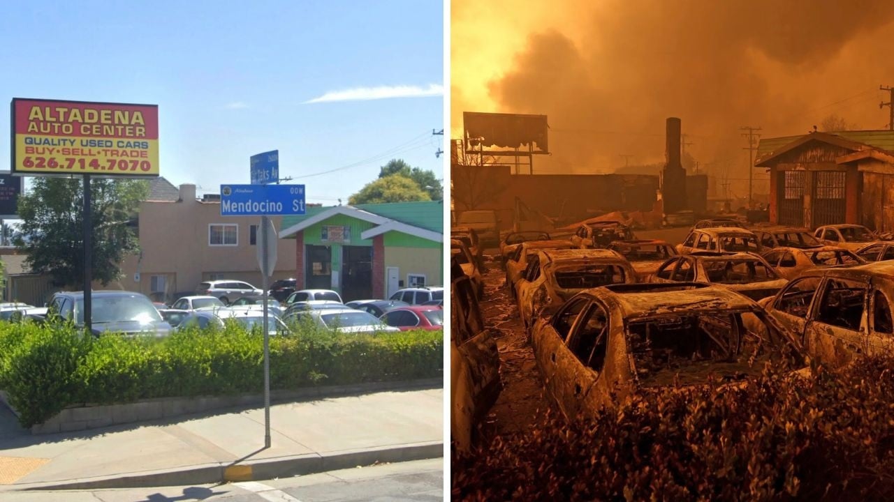 LA fires: Shocking before and after pics