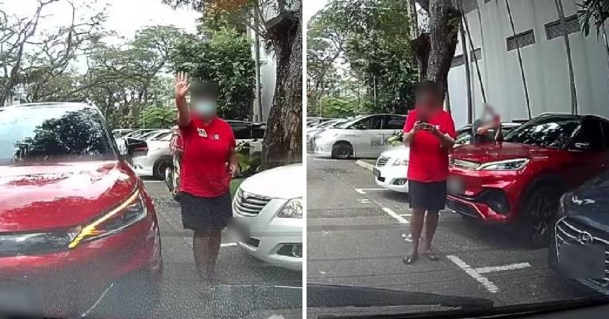 'Masterclass in selfishness': Driver blocks car from reversing to save spot for another vehicle at Ang Mo Kio