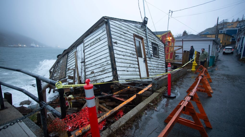 Part of street washed away and state of emergency declared in N.L. town after storm