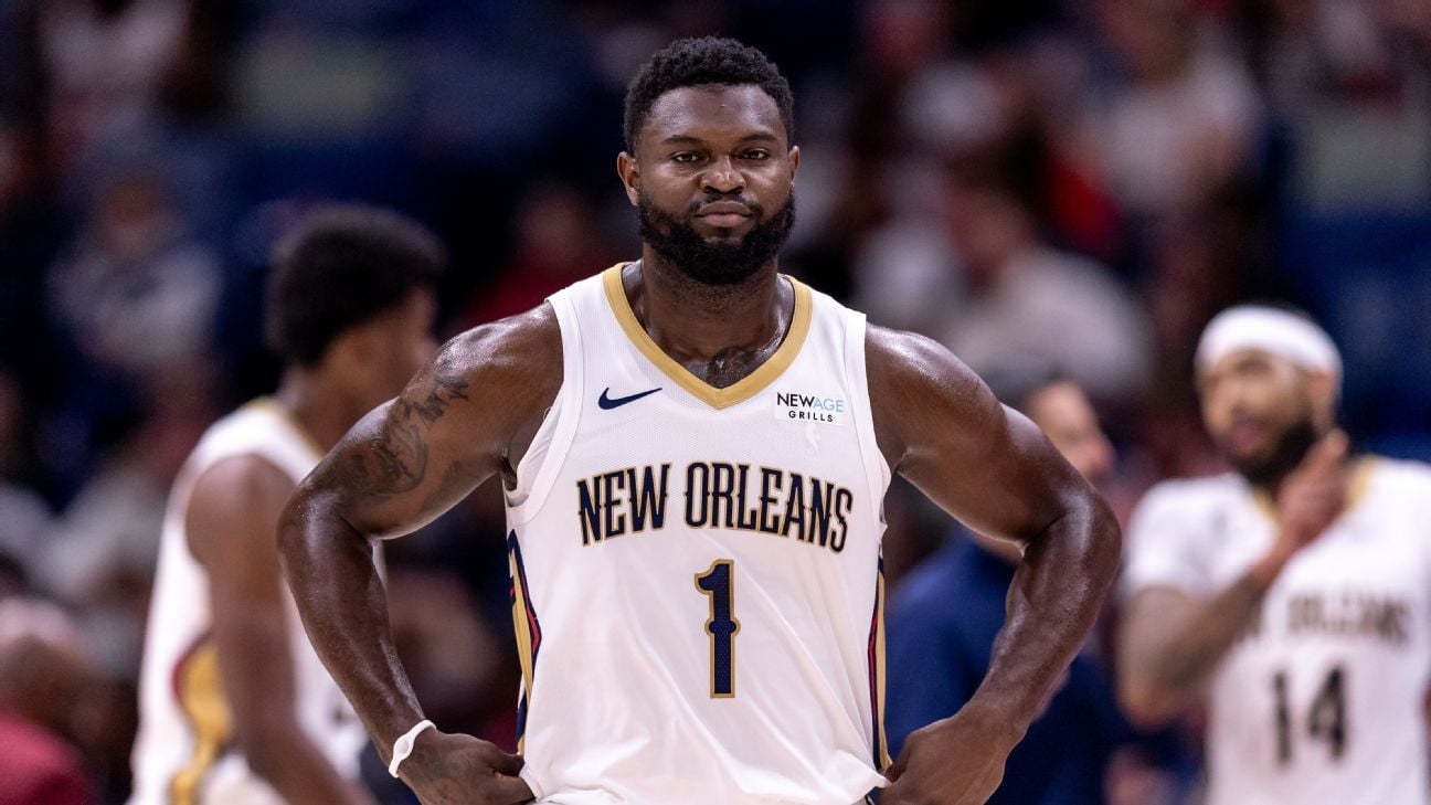 Pelicans to rest Zion Wednesday vs. Trail Blazers