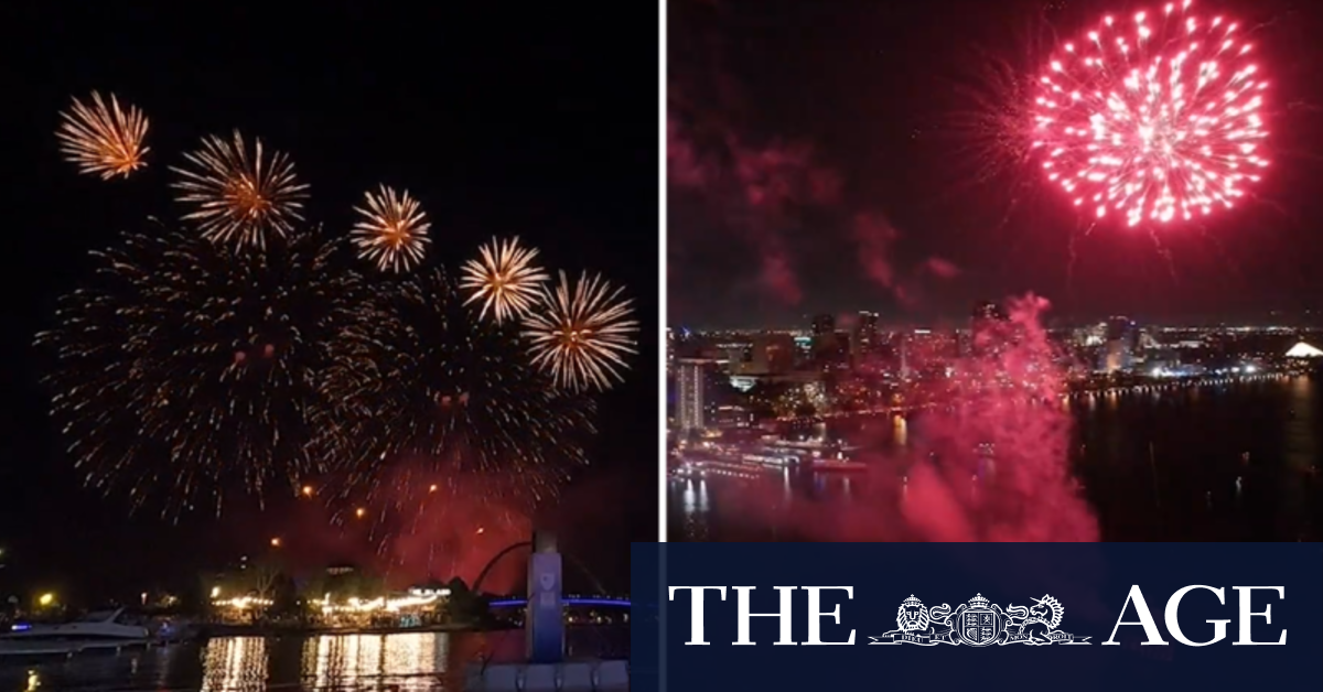 Perth welcomes the new year in style