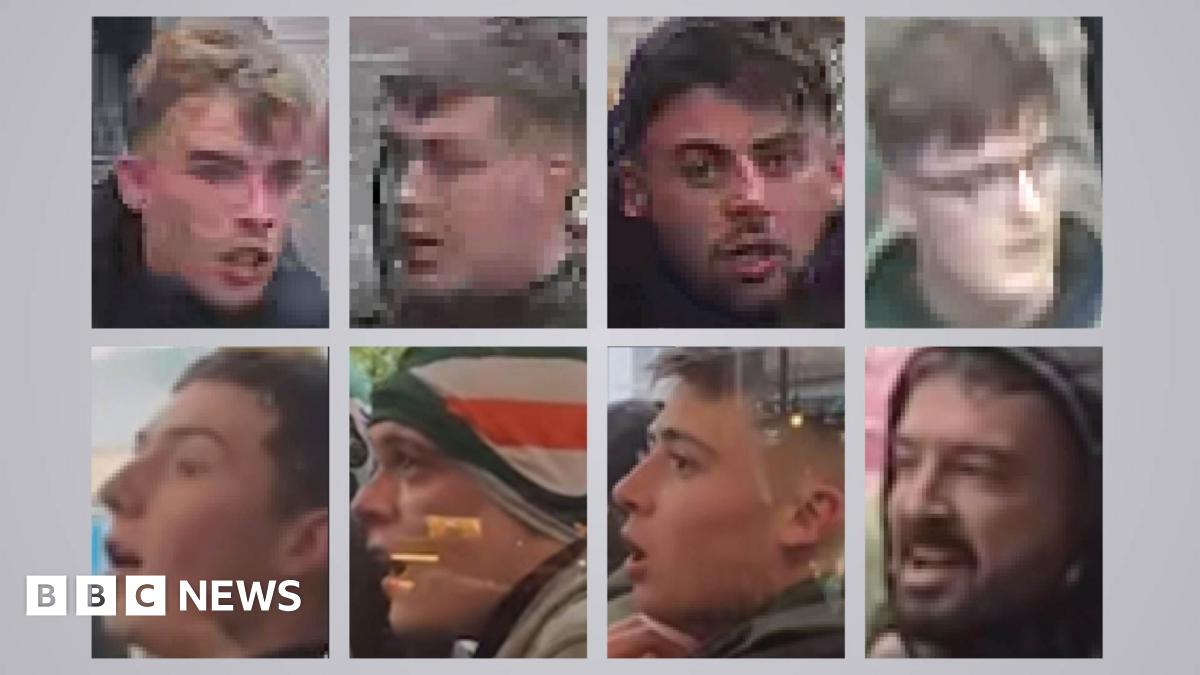 Police seek 19 people after Glasgow football chaos