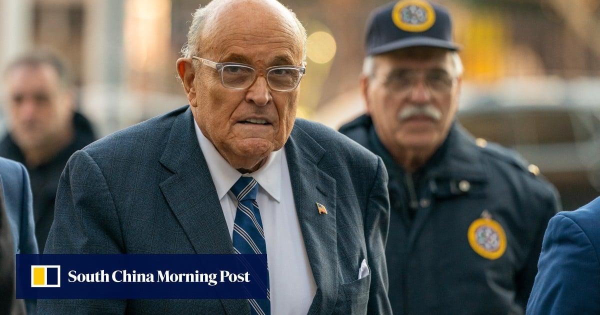 Rudy Giuliani in court as lawyers for election workers pursue US$148 million judgment