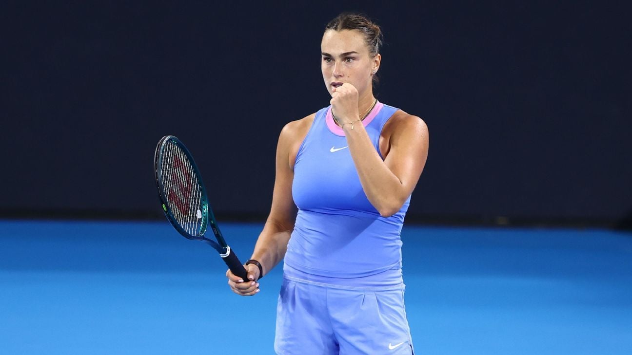 Ruthless Sabalenka nets Brisbane crown