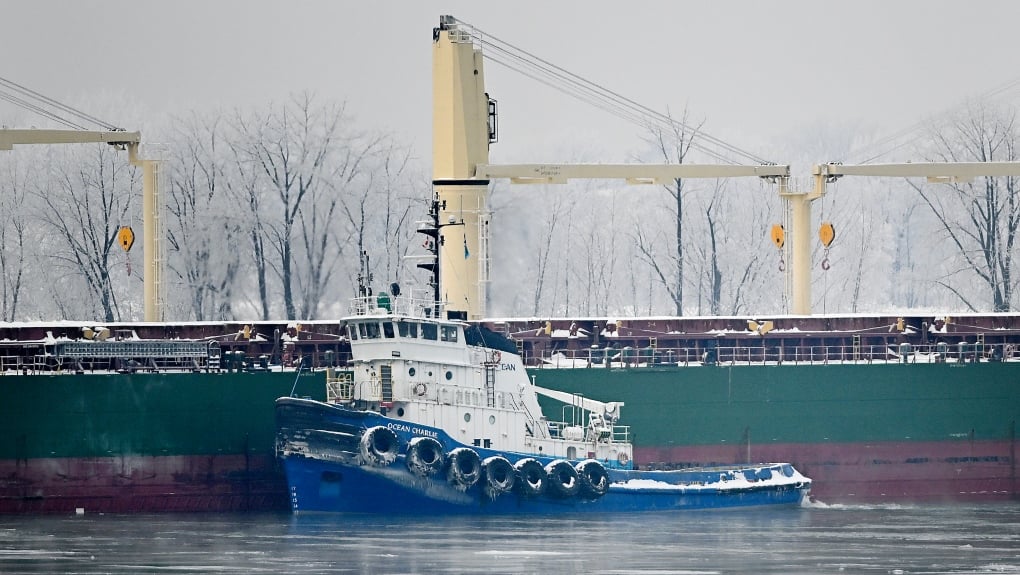 Second attempt to free ship stuck in Saint Lawrence River could take place Wednesday