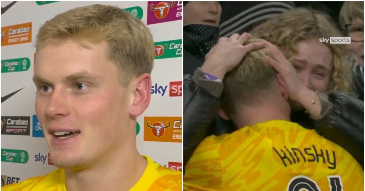 Tottenham star Antonin Kinsky gives heart-warming interview after family sob in his arms