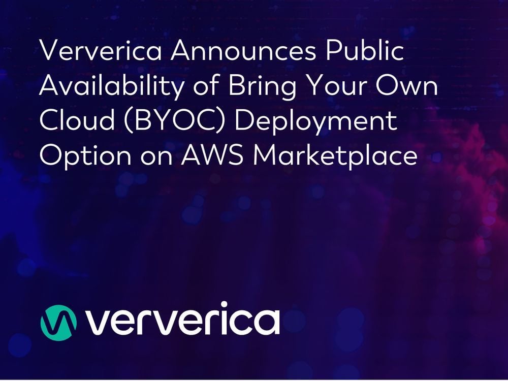 Ververica Announces Public Availability of Bring Your Own Cloud (BYOC) Deployment Option on AWS Marketplace