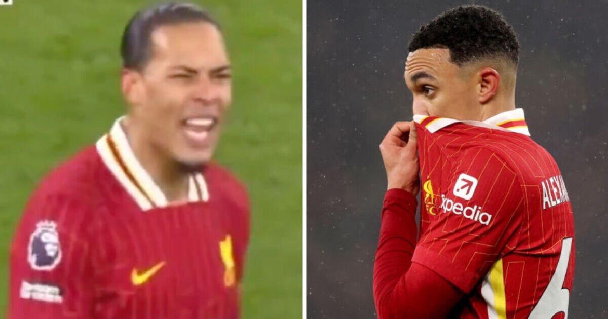 Virgil van Dijk defends Trent Alexander-Arnold after raging at Liverpool team-mate