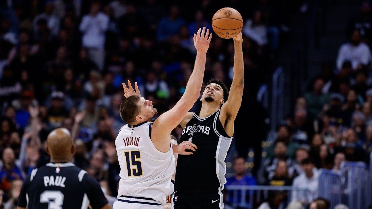 Wemby steals Jokic's thunder as Spurs prevail