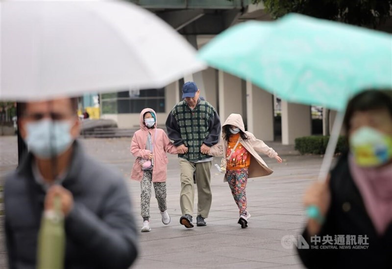 Wet weather forecast around Taiwan Thursday